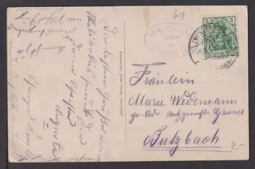 Ansichtskarte Zwingenberg Bergstrasse Hessen 1911 Sulzbach