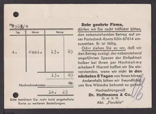 Godesberg Deutsches Reich inter SST Kraftpost Wiesbaden 1935