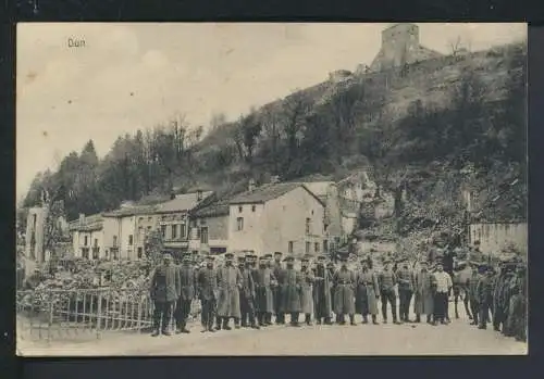 Ansichtskarte Dun - sur - Meuse Maas Feldpost 1915 nach Rehmsdorf Sachsen-Anhalt