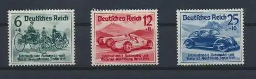 Deutsches Reich Automobil + Motorrad Ausstellung 686-688 Luxus postfrisch 110,-