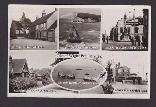 Ansichtskarte Großbritannien Isle of Wight Great Britain Peculiarities nach Köln