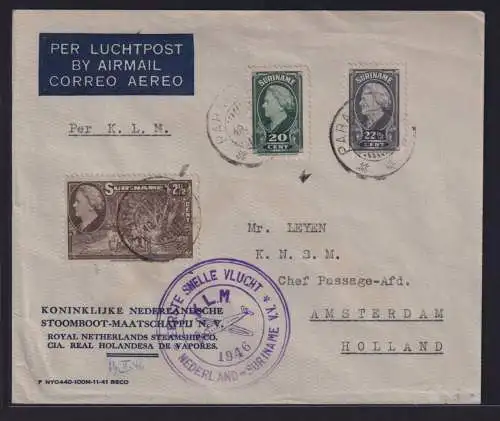 Niederlande KLM Flugpost air mail Suriname Südamerika n Amsterdam Niederlande