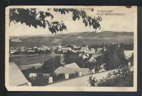 Ansichtskarte Zvikovec Tschechien 1934 Prag