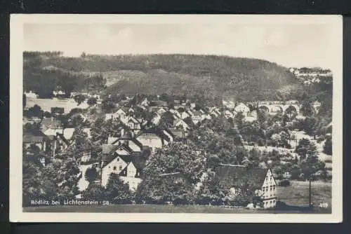 Ansichtskarte Rödlitz bei Lichtenstein Sachsen