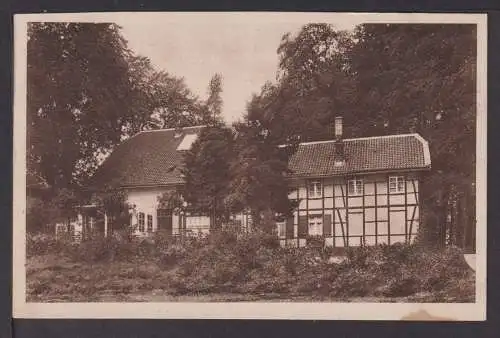 Ansichtskarte Münster NRW 1928 Schlossgarten-Restaurant Rodenbach / Neuwied