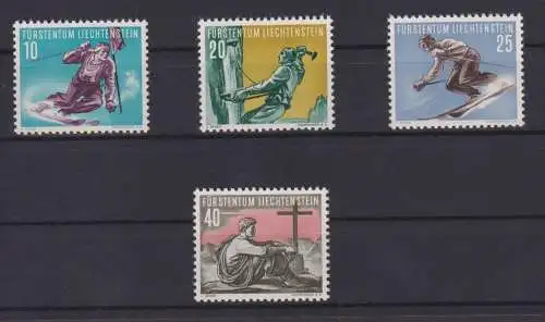 Liechtenstein 334-337 Sport Luxus postfrisch MNH Kat.-Wert 70,00