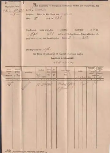 Deutsches Reich Dienst Brief MEF 30 Rpf. Wiesbaden L1 Bierstadt auf kompletter