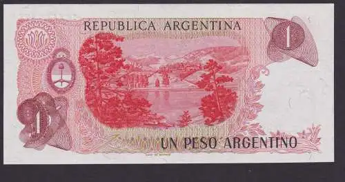 Banknote Geldschein Argentinien Südamerika 1 Pesos Top Erhaltung