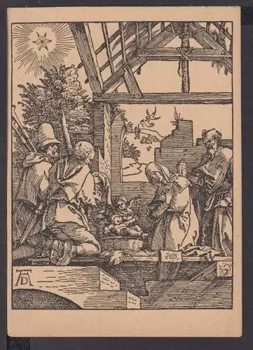 Ansichtskarte Künstler Albrecht Dürer Geburt Christi