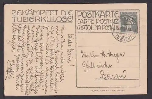 Ansichtskarte Künstler Zeichnung sign. F.L . Bauernhof Bern Schweiz