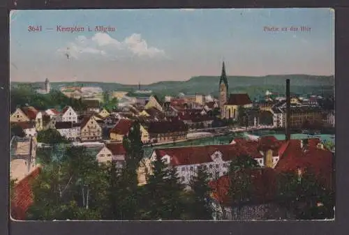 Ansichtskarte Kempten Allgäu Bayern 1919 Bremen