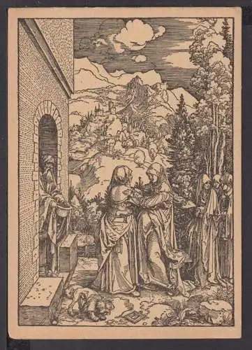 Ansichtskarte Künstler Albrecht Dürer Heimsuchung