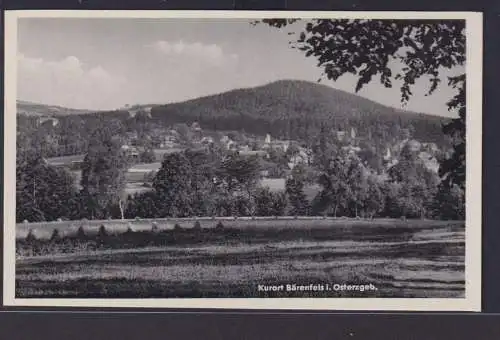 Ansichtskarte Bärenfels Erzgebirge Kurort Totalansicht Landschaft Berge Wald