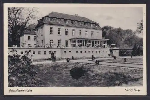 Ansichtskarte Gelsenkirchen Schloß Berge Gastronomie nach Fohrde Brandenburg