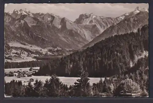 Ansichtskarte Langenwang Krottenspitzen Fürschießer Kratzer Trettachspitze