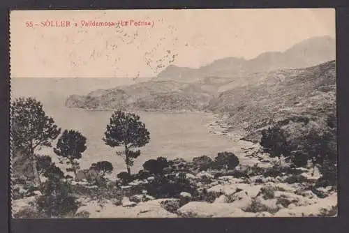 Ansichtskarte Soller Valldemoss Mallorca Spanien 1927 Isere Frankreich