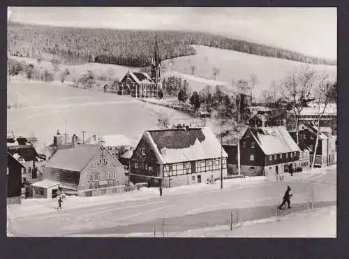 Ansichtskarte Rechenberg Sachsen Erzgebirge Winter Schnee n. Brandenburg an der