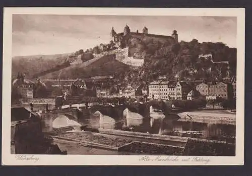 Deutsches Reich EF 502 B WHW Stempel Winterhilfe Würzburg Marienbrücke Festung