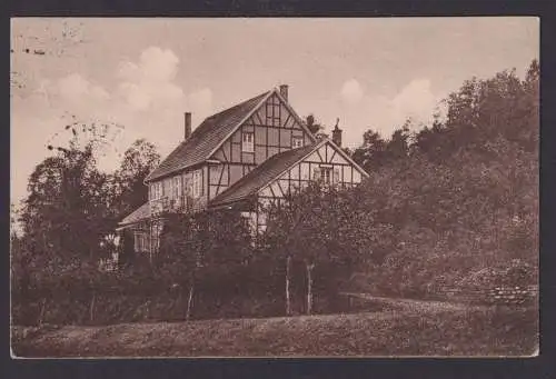 Ansichtskarte Nümbrecht NRW M.B.K. Heim Waldhaus Friede Fachwerk