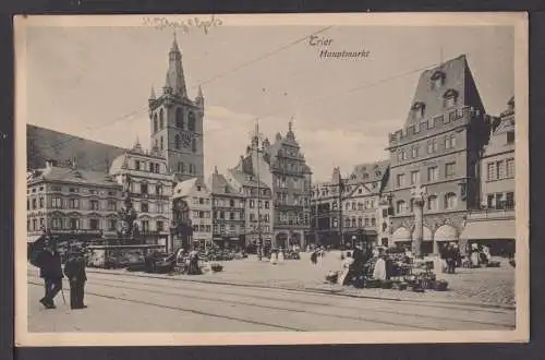 Ansichtskarte Trier Rheinland-Pfalz Hauptmarkt