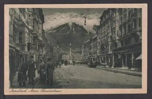 Ansichtskarte Innsbruck Österreich Maria Theresienstrasse Gera Thüringen