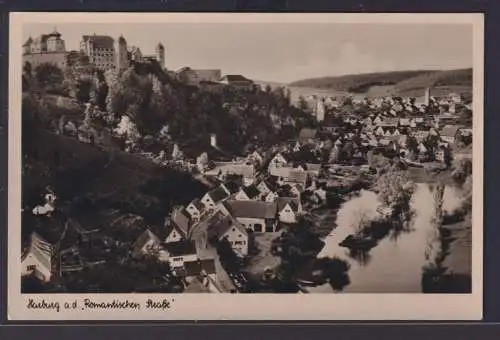 Ansichtskarte Harburg Totalansicht Landschaft Romantische Strasse Bayern nach