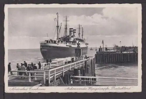 Ansichtskarte Schiffe Schifffahrt Marine Dampfer Deutschland Cuxhaven Hamburg