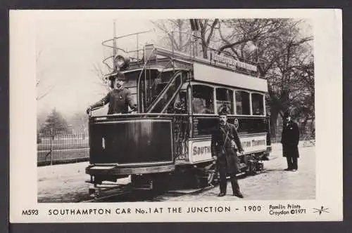 Ansichtskarte Southampton Car No 1 at the Junction 1900 Großbritannien