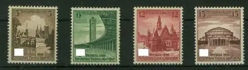 Deutsches Reich 665-668 Turn + Sportfest Breslau Luxus postfrisch MNH Kat. 16,00