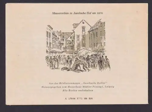 Ansichtskarte Lot Sammlung Auerbach Keller Leipzig Messehaus Mädler Passage