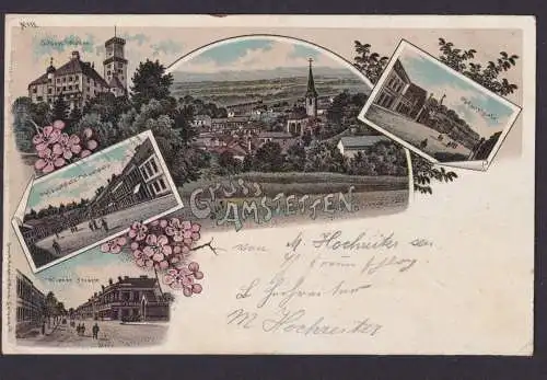 Litho Ansichtskarte Amstetten Baden Württemberg n. Siebenhirten Vössendorf