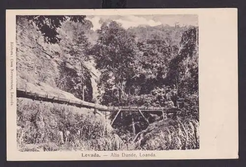 Ansichtkarte Afrika Angola Portugal Kolonien Loanda Hauptstadt Levada