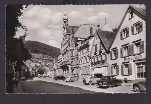 Ansichtskarte Wolfach Baden Württemberg Schwarzwald Hauptstrasse Einkaufsstr.