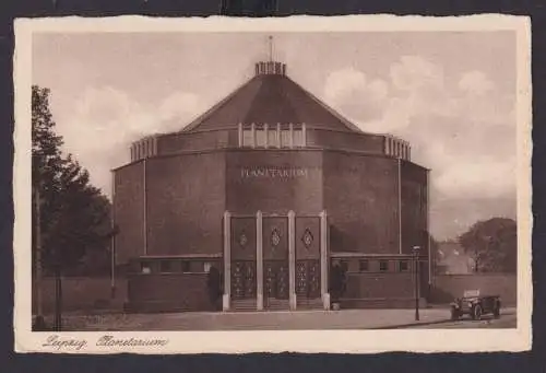 Ansichtskarte Leipzig Planetarium Sachsen Stempel Tag der Briefmarke Verlag Wilh