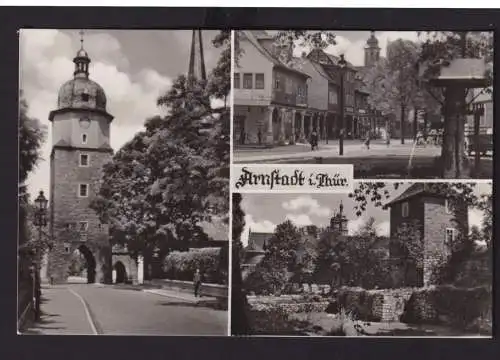 Ansichtskarte Arnstadt Thüringen Ansichten Kunstanstalt Straub & Fischer