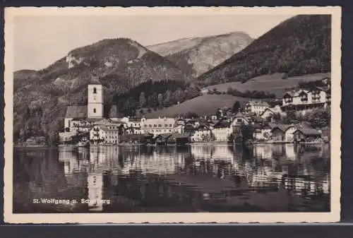 Ansichtskarte St. Wolfgang Schafberg Gebirge Wolfgangsee Ortsansicht Österreich