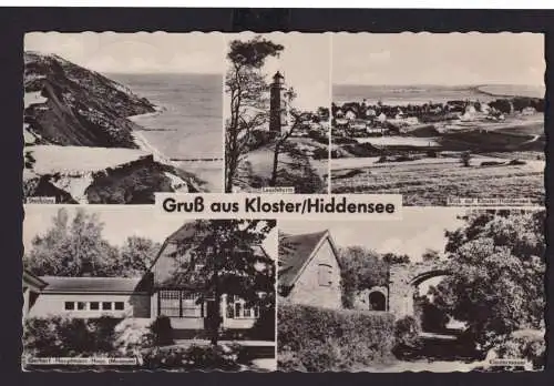 Ansichtskarte Hiddensee Mecklenburg Vorpommern Insel Kloster Ansichten ab Vitte