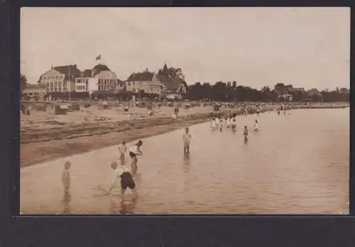 Ansichtskarte Travemünde Ostseebad Meer Starnd Schleswig Holstein nach Hamburg