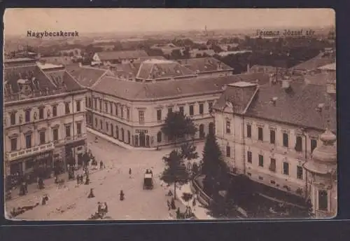 Ansichtskarte Nagybecskerek Zrenjanin Serbien Strassenkreuzung Geschäfte