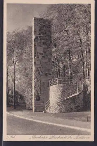 Ansichtskarte Kiel Denkmal Seesoldaten Bellevue Verlag Dieterle & Sohn Kiel