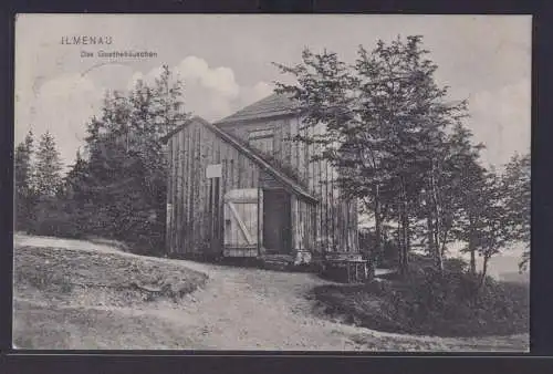 Ansichtskarte Ilmenau Goethehäuschen ab Winterstein Thüringen n. Charlottenburg