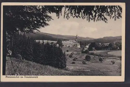 Ansichtskarte Marienweiher Totalansicht Landschaft Frankenwald Bayern n. Dresden