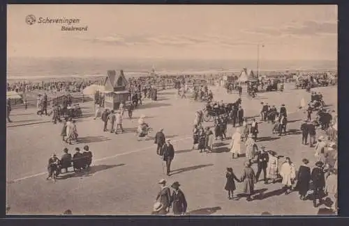 Ansichtskarte Scheveningen Boulevard Promenade Niederlande