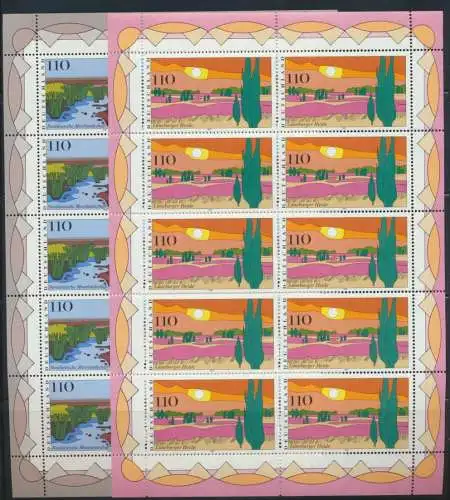 Bund Kleinbogen Zehnerbogen Weihnachten 1943-5 Luxus postfrisch MNH Kat. 45,00