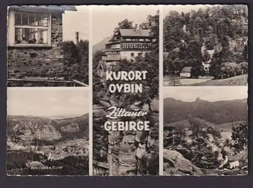 Ansichtskarte Oybin Sachsen Zittauer Gebirge Hochwaldbaude Bergkirche n. Berlin