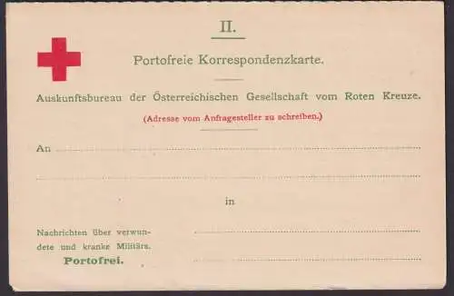 Österreich Ganzsache Rotes Kreuz P 220 a Frage und Antwort portofreie Korrespon-