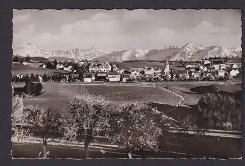 Ansichtskarte Scheidegg Bayern Allgäu Totalansicht Gebirge n. Potsdam Babelsberg