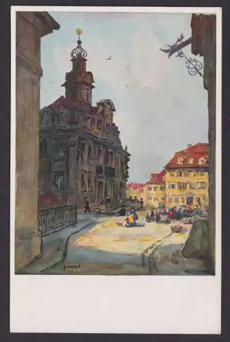 Ansichtskarte Künstlerkarte Sign. G.Schlipf Schwäbisch Hall Baden