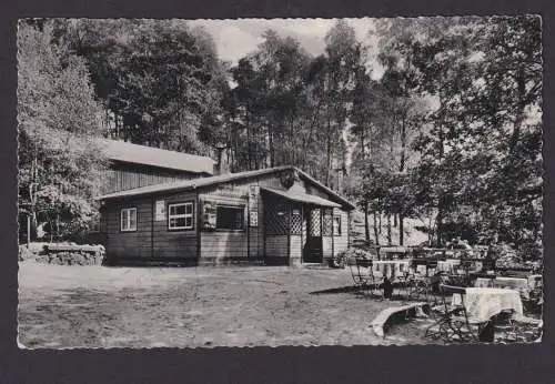 Ansichtskarte Ibbenbüren NRW Gastronomie Almhütte Gaststätte Am hockenden Weib