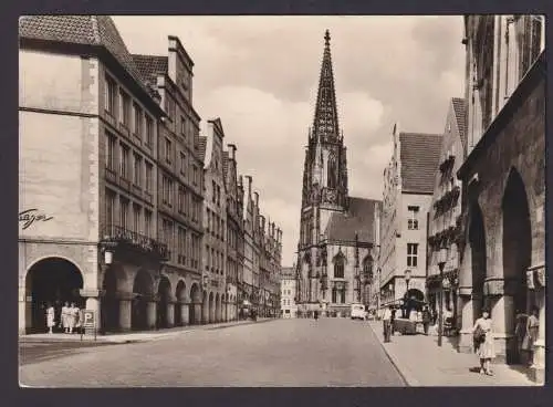 Ansichtskarte Münster Westfalen Prinzipalmarkt Dom Kirche n. Köln.